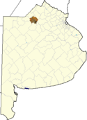 location of Junín Partido in Buenos Aires Province