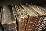 Old book bindings