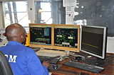 Smelter control room