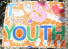 Poster made by Youth to support CPC walkathon