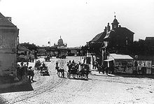 Old photo of Matzleinsdorfer Square