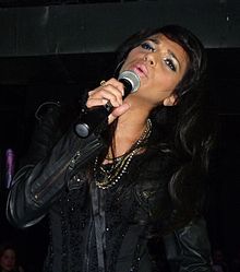 singer-songwriter Nadia Ali performing at Josephine's lounge, Washington DC in 2011