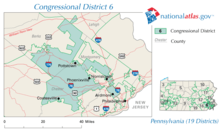 United States House of Representatives, Pennsylvania District 6 map.png