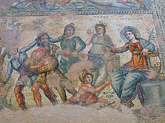 House of Dionysus mosaic, Paphos.