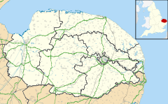 Briningham is located in Norfolk