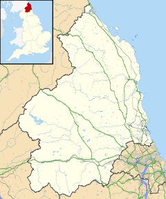 Once Brewed is located in Northumberland