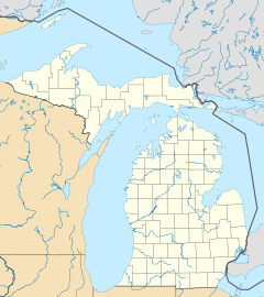 Munising Rear Range Light is located in Michigan