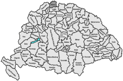 Location of Árva