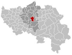 Chaudfontaine Liège Belgium Map.png