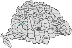 Location of Csanád