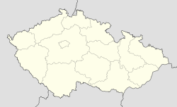 Černouček is located in Czech Republic