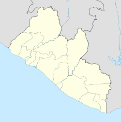 Monrovia is located in Liberia