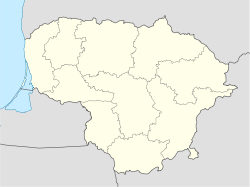 Varėna is located in Lithuania