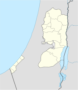 Baqa ash-Sharqiyya is located in the Palestinian territories