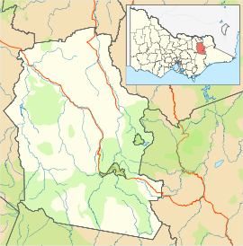 Ovens is located in Alpine Shire