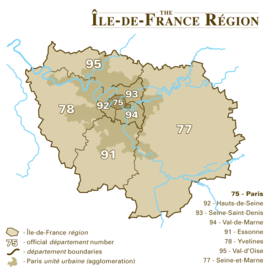 Méry-sur-Marne is located in Île-de-France (region)
