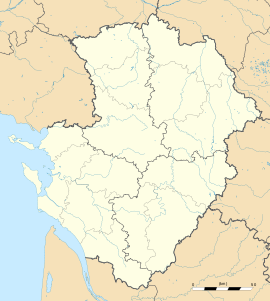 Arçay is located in Poitou-Charentes