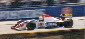 The M194 being driven by Pierluigi Martini at the 1994 British Grand Prix.