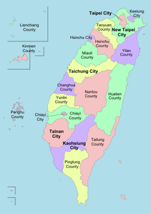 Taiwan ROC political divisions labeled.svg