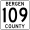Bergen County Route 109 NJ.svg