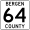 Bergen County Route 64 NJ.svg