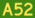 Australian Alphanumeric State Route A52.png