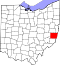 Belmont County map