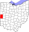 Darke County map