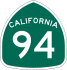 State Route 94 marker