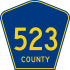 County Route 523 marker