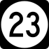Delaware Route 23 marker
