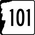 New Hampshire Route 101 marker