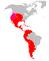 Map of Spanish America