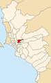 Map of Lima highlighting EL Agustino.PNG