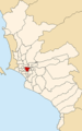 Map of Lima highlighting La Victoria.PNG