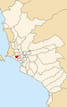 Map of Lima highlighting Pueblo Libre.PNG