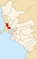 Map of Lima highlighting San Martín de Porres.PNG