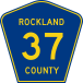Rockland County Route 37 NY.svg