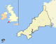Cornwall outline map with UK (2009).png