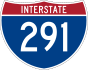 Interstate 291 marker