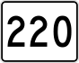 MA Route 220.svg