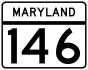 Maryland Route 146 marker