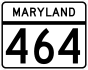 Maryland Route 464 marker