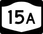 NYS Route 15A marker