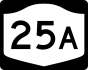 NYS Route 25A marker