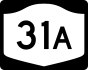 NYS Route 31A marker