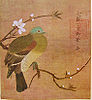 Pigeon on a peach branch, by Emperor Huizong of Song Northern Song Dynasty