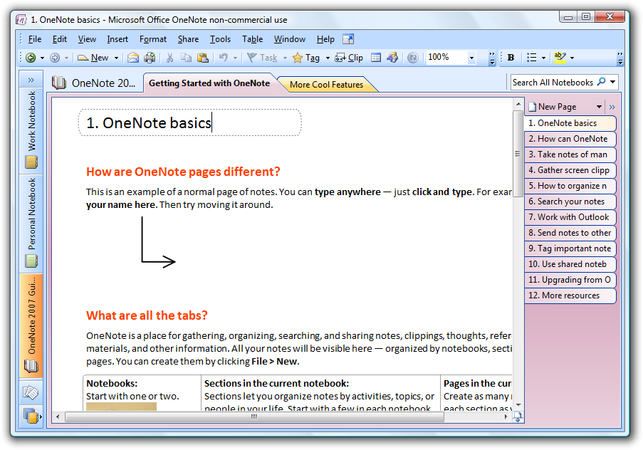 Microsoft Office Onenote 2007   -  6
