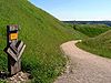 Old hillfort mounds near Kernavė