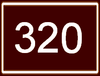 Route 320 shield